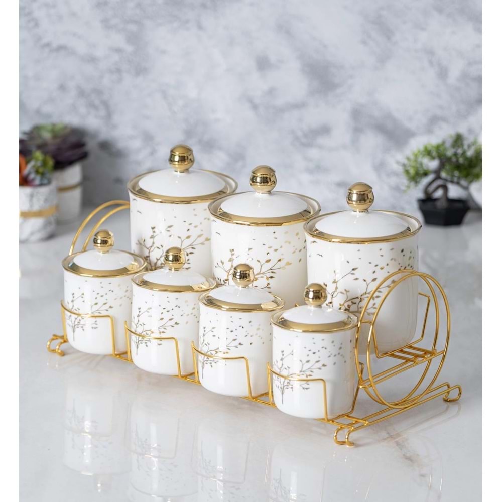 MCLEAN MAXWEL METAL STANDLI 7 Lİ BAHARAT TAKIMI