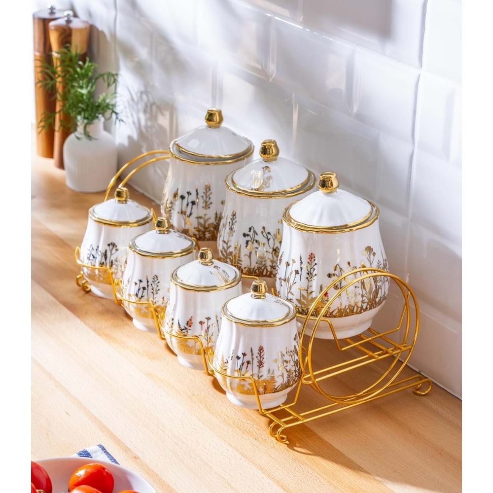 SWANNIE 7 Lİ PORSELEN BAHARAT TAKIMI