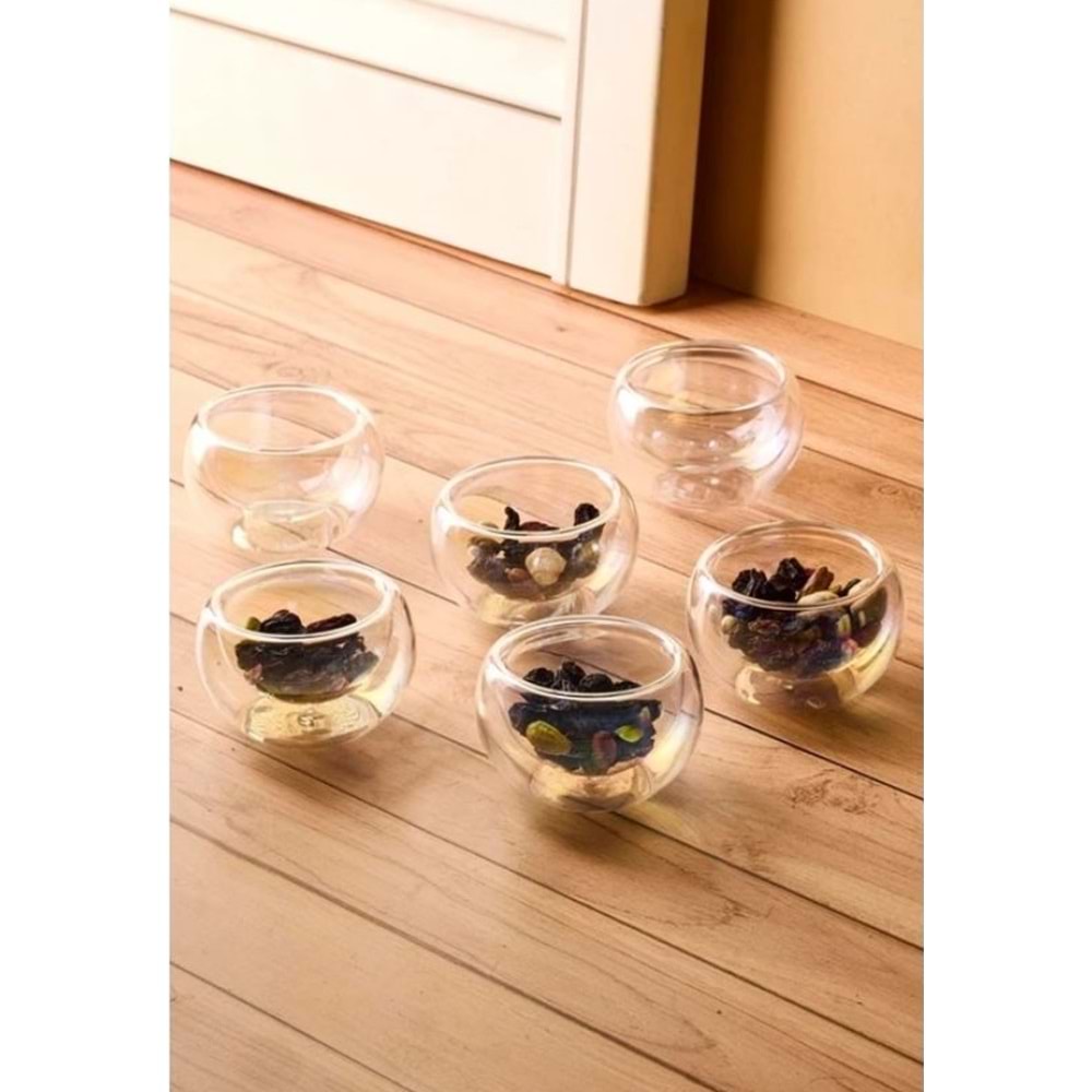 POR ÇİFT CİDARLI 6 LI LOKUMLUK DÜZ