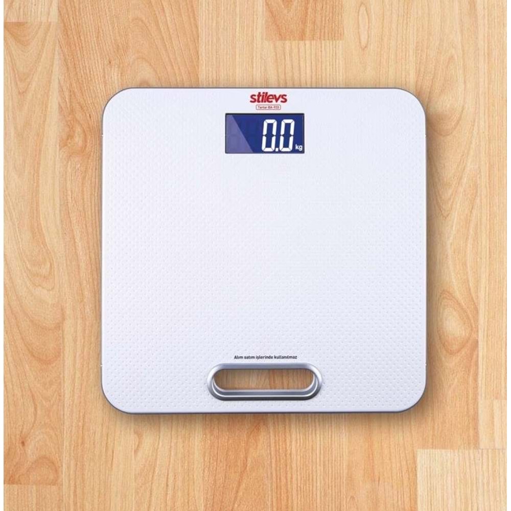 STİLEVS TARTAR BA-933 BANYO BASKÜLÜ - BEYAZ&YEŞİL