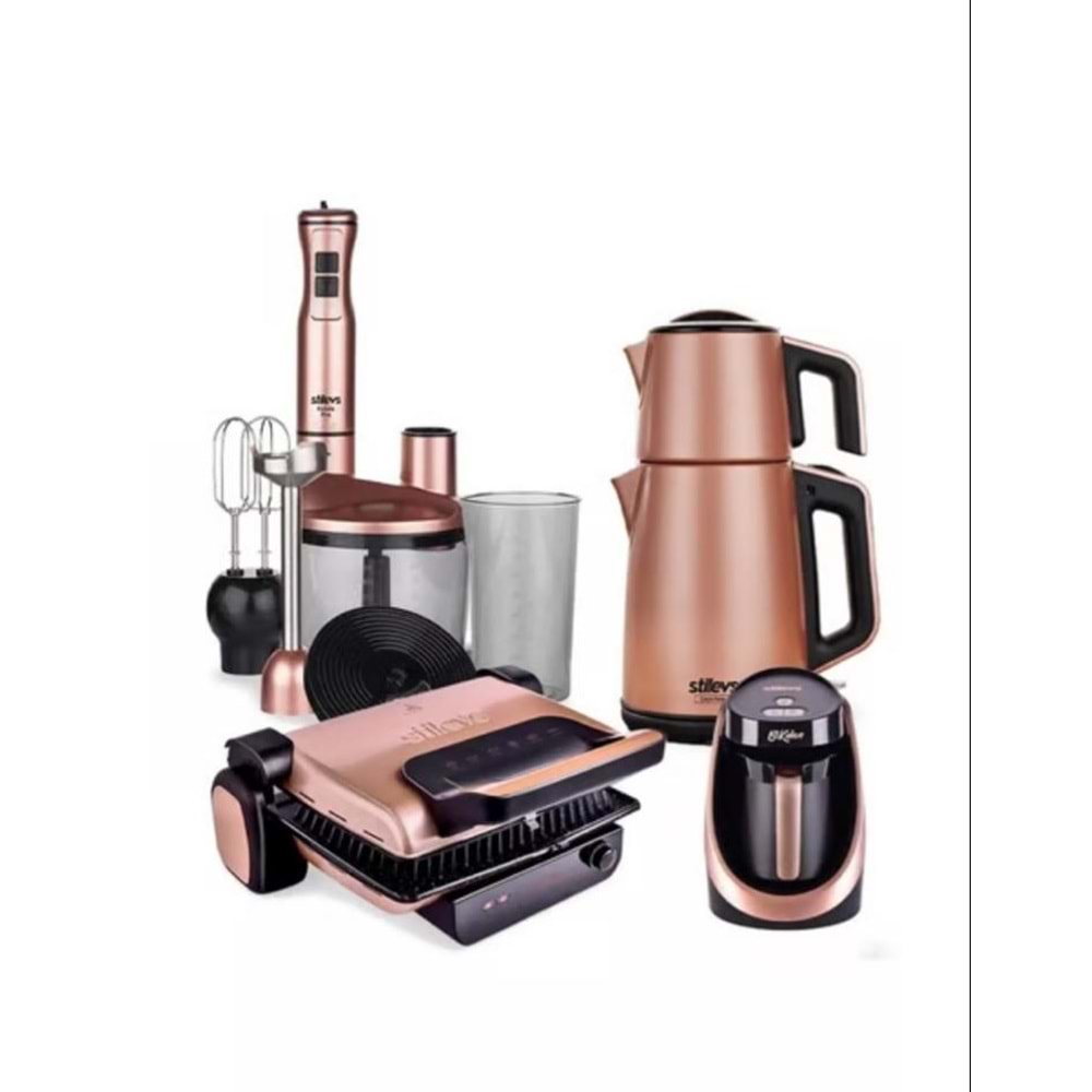 STİLEVS ROSE QUARTZ SERİSİ 4 LÜ PAKET