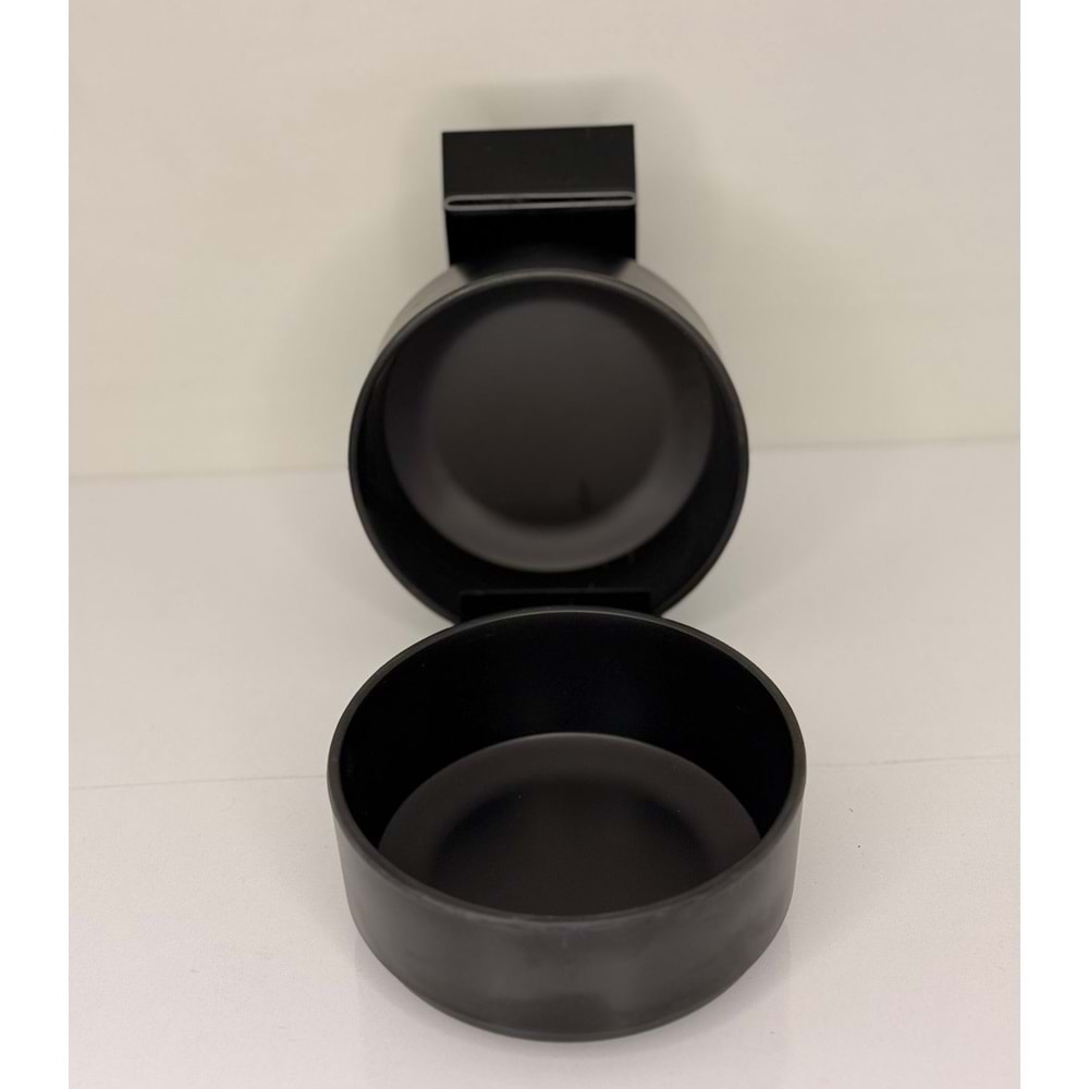 PORELİN GRAVİTY SERİSİ YUVARLAK KASE (12CM) SİYAH