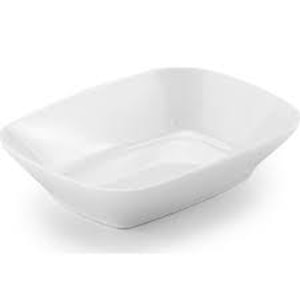 Porelin Köşeli Kayık 12cm x8,5 cm