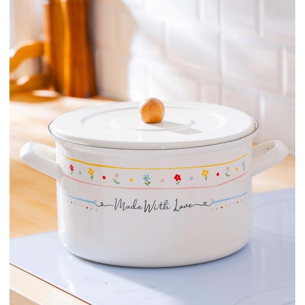 MADE WİTH LOVE KIZARTMA TENCERE 24 CM